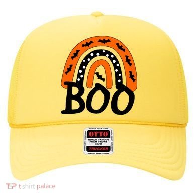 BOO Retro Halloween Rainbow Hat