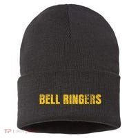 Bell Ringers Handbell With Angry Face Sustainable Knit Beanie thumb 0