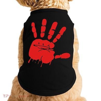 Blood Red Hand Drip Mmiw Missing Murdered Indigenous Women Doggie Tank