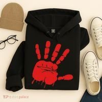 Blood Red Hand Drip Mmiw Missing Murdered Indigenous Women Hoodie thumb 4