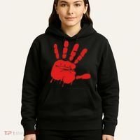 Blood Red Hand Drip Mmiw Missing Murdered Indigenous Women Hoodie thumb 5
