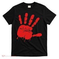 Blood Red Hand Drip Mmiw Missing Murdered Indigenous Women T-Shirt thumb 0