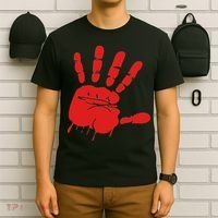 Blood Red Hand Drip Mmiw Missing Murdered Indigenous Women T-Shirt thumb 6