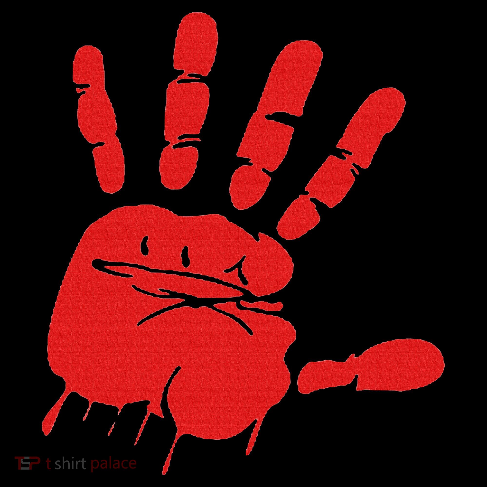 Blood Red Hand Drip Mmiw Missing Murdered Indigenous Women Women's Hoodie