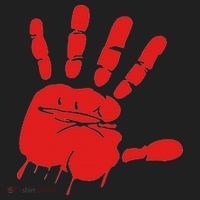 Blood Red Hand Drip Mmiw Missing Murdered Indigenous Women Hat thumb 2