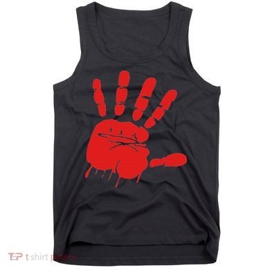 Blood Red Hand Drip Mmiw Missing Murdered Indigenous Women Tank Top