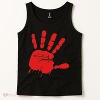 Blood Red Hand Drip Mmiw Missing Murdered Indigenous Women Tank Top thumb 2