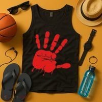 Blood Red Hand Drip Mmiw Missing Murdered Indigenous Women Tank Top thumb 4