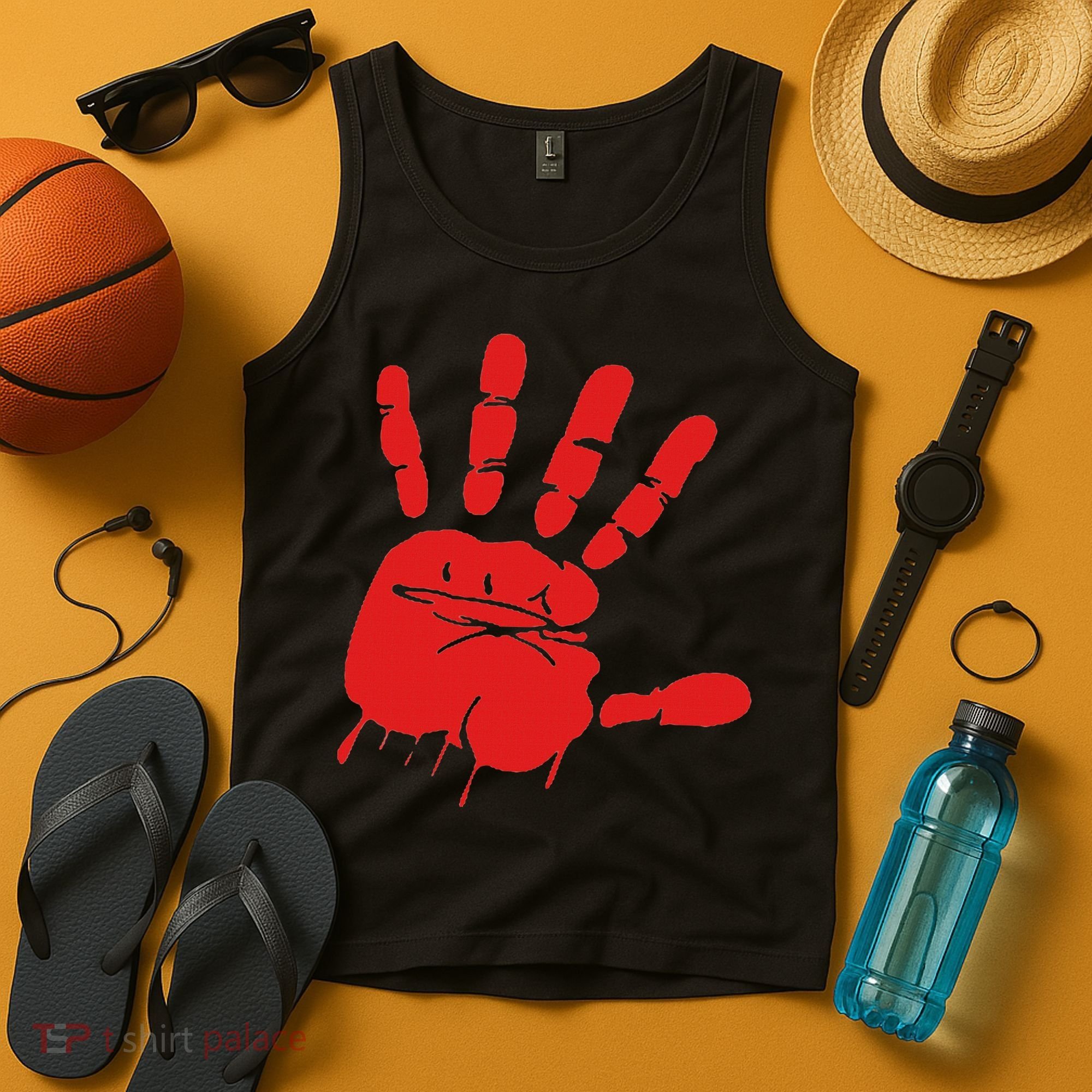 Blood Red Hand Drip Mmiw Missing Murdered Indigenous Women Tank Top