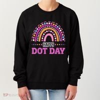 Boho Rainbow Happy Dot Day September 15th Gift Women's Sweatshirt thumb 0