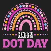 Boho Rainbow Happy Dot Day September 15th Gift Women's Sweatshirt thumb 2