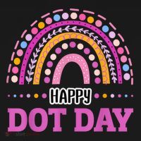 Boho Rainbow Happy Dot Day September 15th Gift Women's Perfect Tri Tunic Long Sleeve Shirt thumb 2
