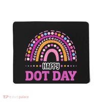 Boho Rainbow Happy Dot Day September 15th Gift Mousepad thumb 0