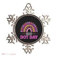 Boho Rainbow Happy Dot Day September 15th Gift Ornament thumb 0