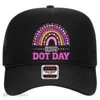 Boho Rainbow Happy Dot Day September 15th Gift Hat thumb 0