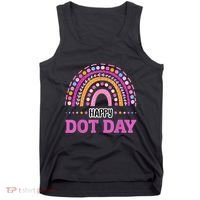 Boho Rainbow Happy Dot Day September 15th Gift Tank Top thumb 0