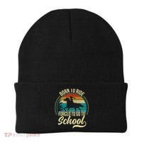 Born Ride Horse Forced To Go To School Beanie thumb 0