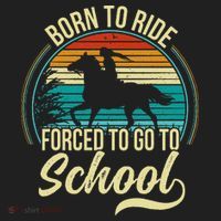 Born Ride Horse Forced To Go To School Beanie thumb 2