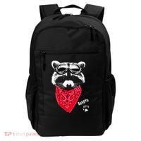 Bandito Raccoon In Red Scarf And Goggles Backpack thumb 0