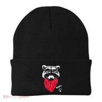 Bandito Raccoon In Red Scarf And Goggles Beanie thumb 0