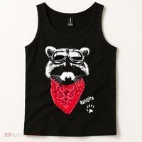 Bandito Raccoon In Red Scarf And Goggles Tank Top thumb 2