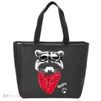 Bandito Raccoon In Red Scarf And Goggles Tote Bag thumb 0