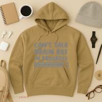 Brain Rot In Progress CanT Talk Gaming Brainrot Meme Hoodie thumb 3