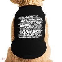 Born Raised In Queens Borough New York City Doggie Tank thumb 0