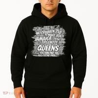 Born Raised In Queens Borough New York City Hoodie thumb 2