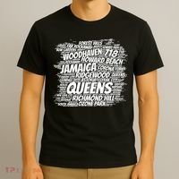 Born Raised In Queens Borough New York City T-Shirt thumb 3