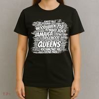 Born Raised In Queens Borough New York City T-Shirt thumb 4