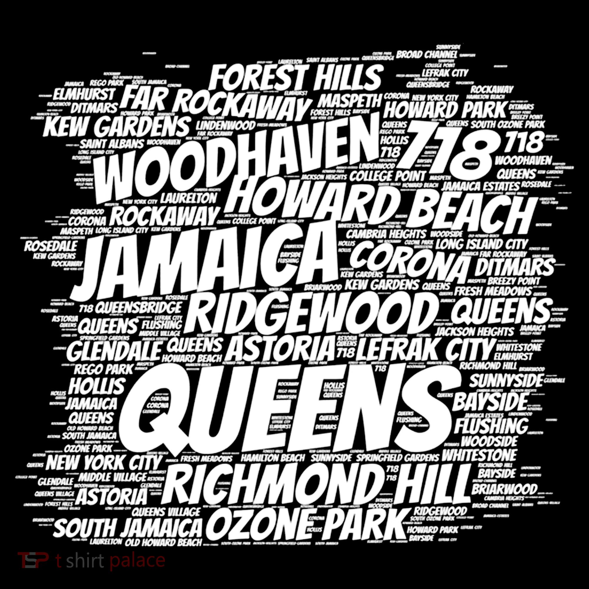 Born Raised In Queens Borough New York City Women's Hoodie