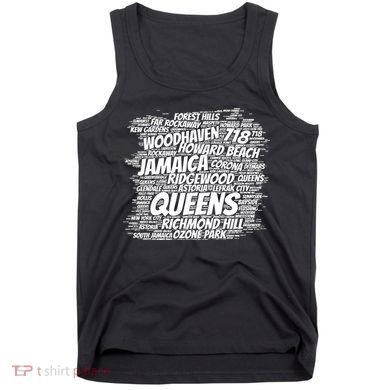 Born Raised In Queens Borough New York City Tank Top