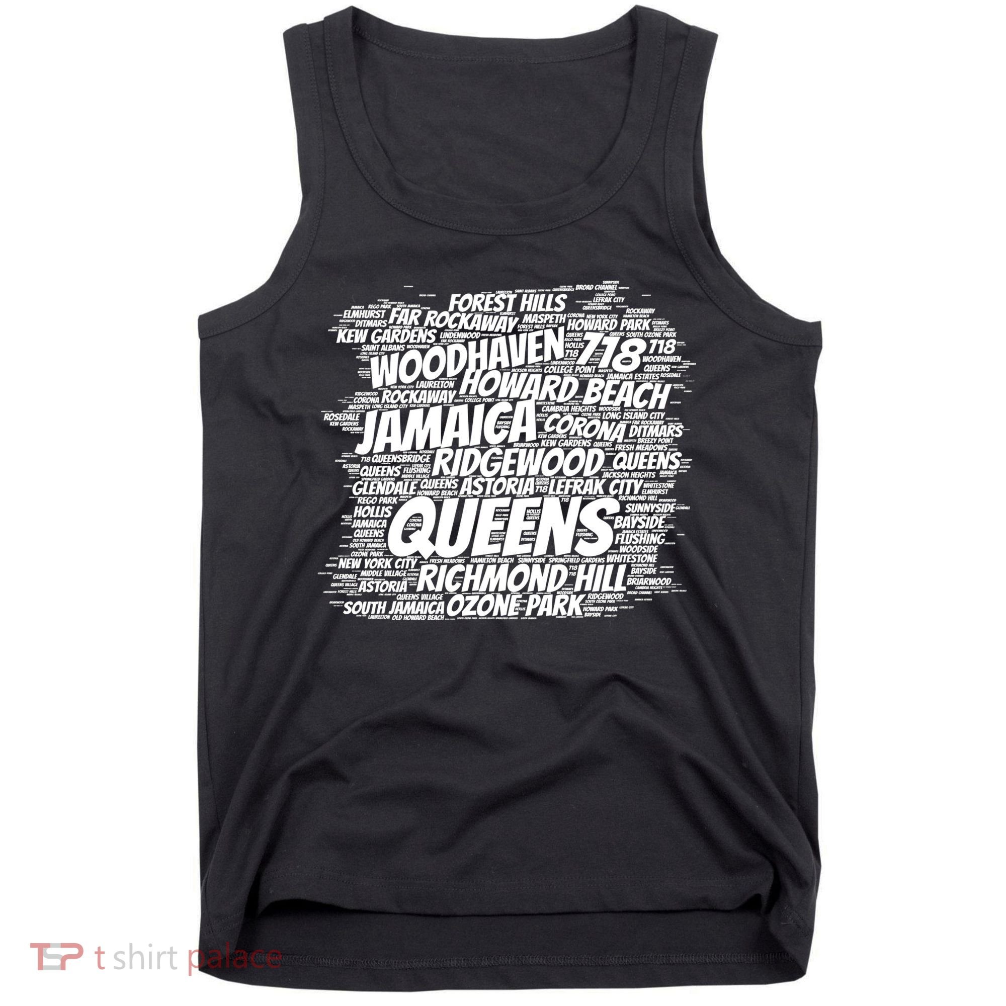 Born Raised In Queens Borough New York City Tank Top