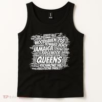 Born Raised In Queens Borough New York City Tank Top thumb 2