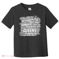 Born Raised In Queens Borough New York City Toddler T-Shirt thumb 0