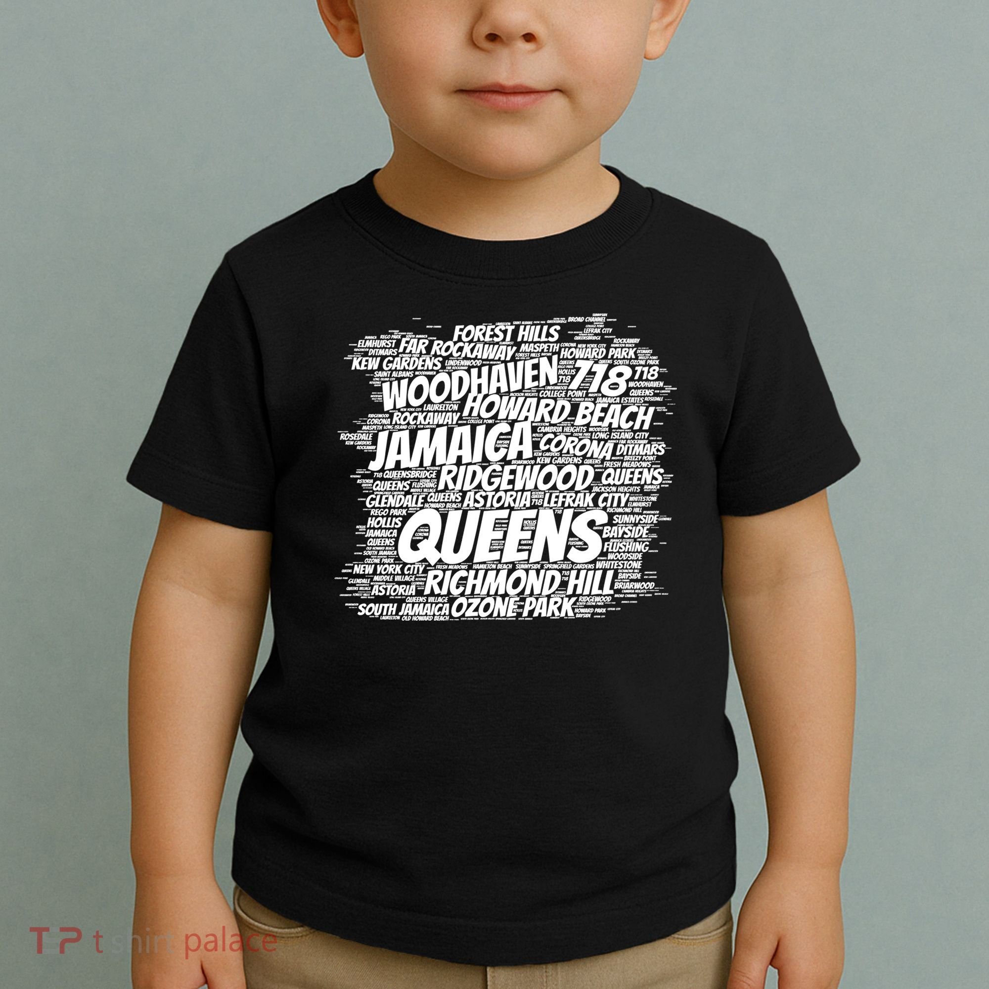 Born Raised In Queens Borough New York City Toddler T-Shirt