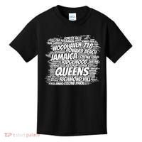 Born Raised In Queens Borough New York City Kids T-Shirt thumb 0