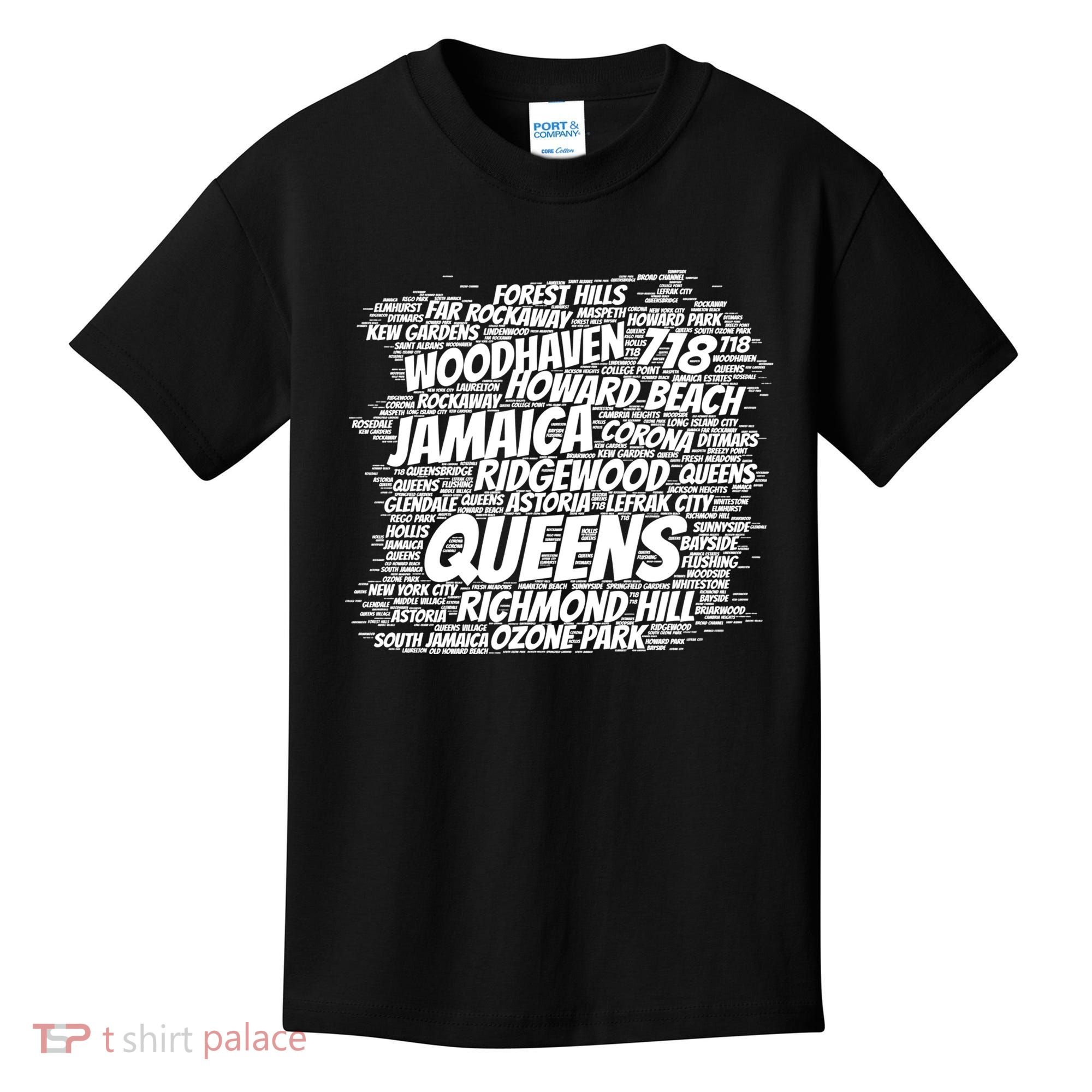 Born Raised In Queens Borough New York City Kids T-Shirt