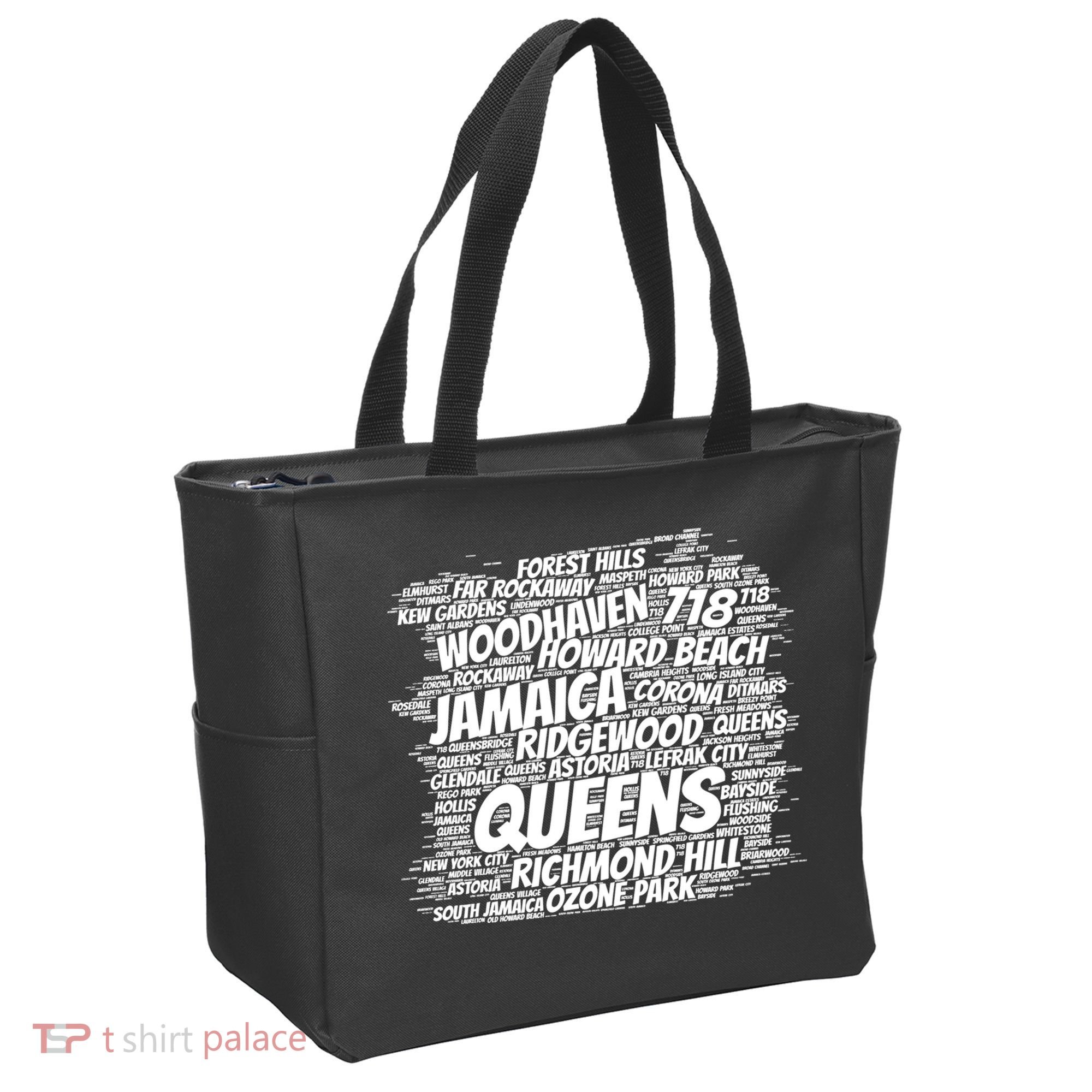 Born Raised In Queens Borough New York City Tote Bag