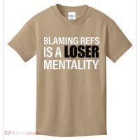 Blaming Refs Is A Loser Mentality Funny Kids T-Shirt thumb 0