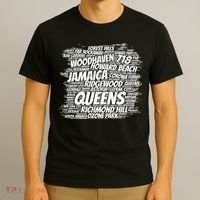 Born Raised In Queens Borough New York City Gift T-Shirt thumb 3