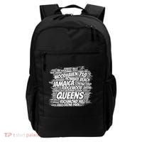 Born Raised In Queens Borough New York City Gift Backpack thumb 0