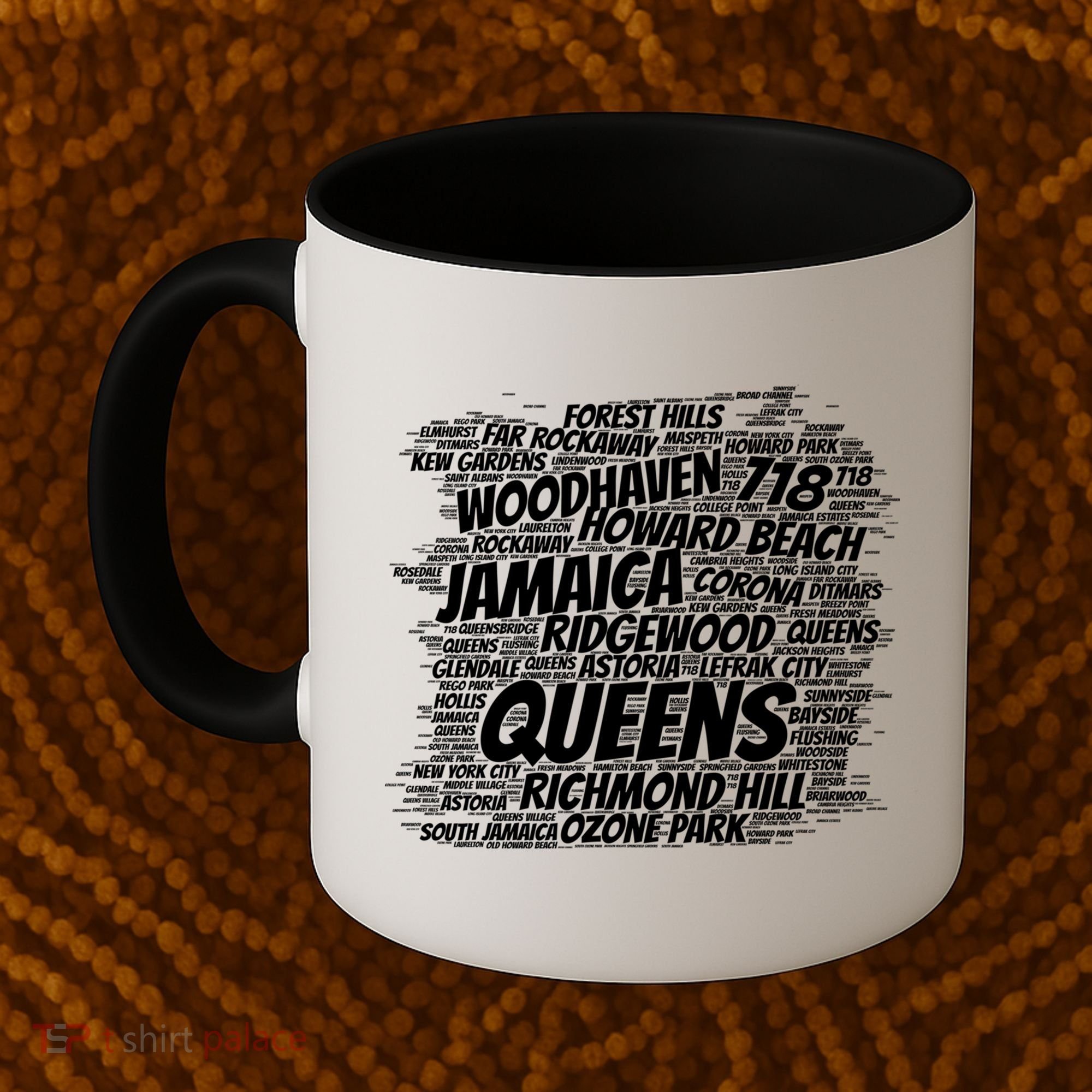 Born Raised In Queens Borough New York City Gift Coffee Mug