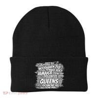 Born Raised In Queens Borough New York City Gift Beanie thumb 0