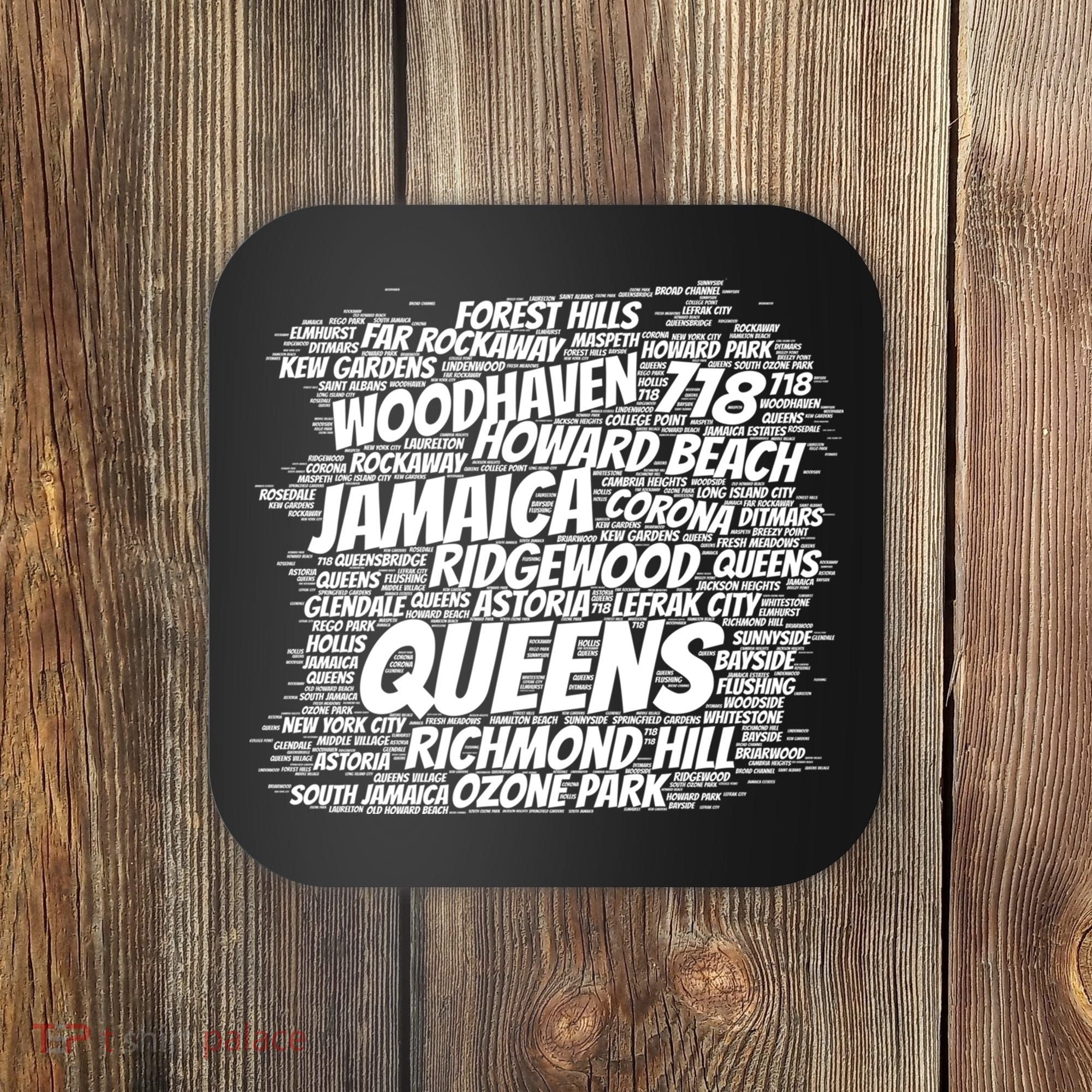 Born Raised In Queens Borough New York City Gift Coaster