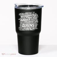 Born Raised In Queens Borough New York City Gift Tumbler thumb 0