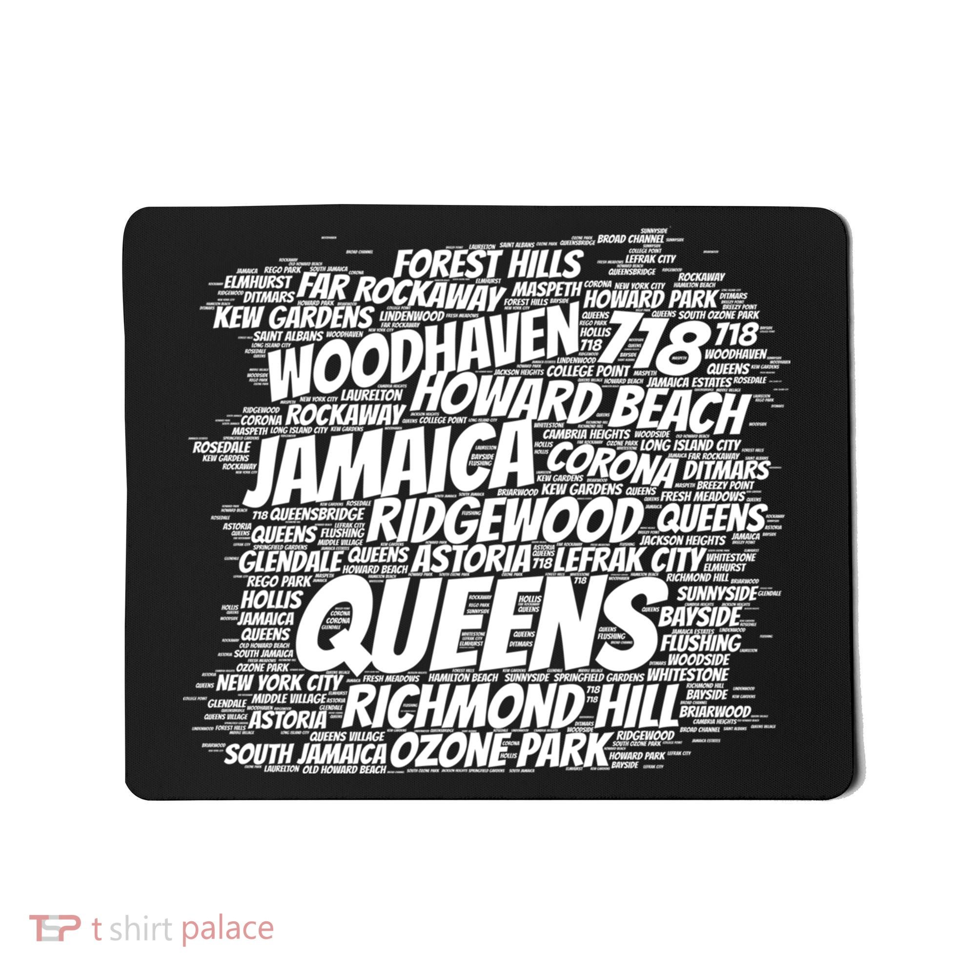 Born Raised In Queens Borough New York City Gift Mousepad