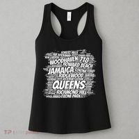 Born Raised In Queens Borough New York City Gift Women's Tank Top thumb 3