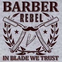 Barber Rebel In Blade We Trust Women's Sweatshirt thumb 2